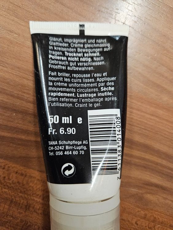 Prodotti di pulizia: Schuhcreme schwarz B3 – Nuovo (secondo la descrizione) da Spiegel b. Bern venduto da flamingo1970 1