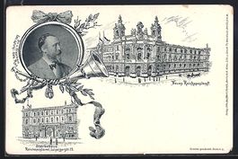 Litho Berlin, Neues Reichspostamt, Portr