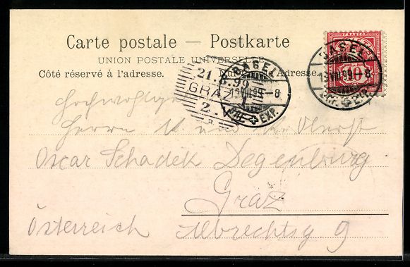 Cartoline postali: AK Basel, Blick auf alte Rheinbrücke – Usato da Berlin venduto da bartko-reher 1