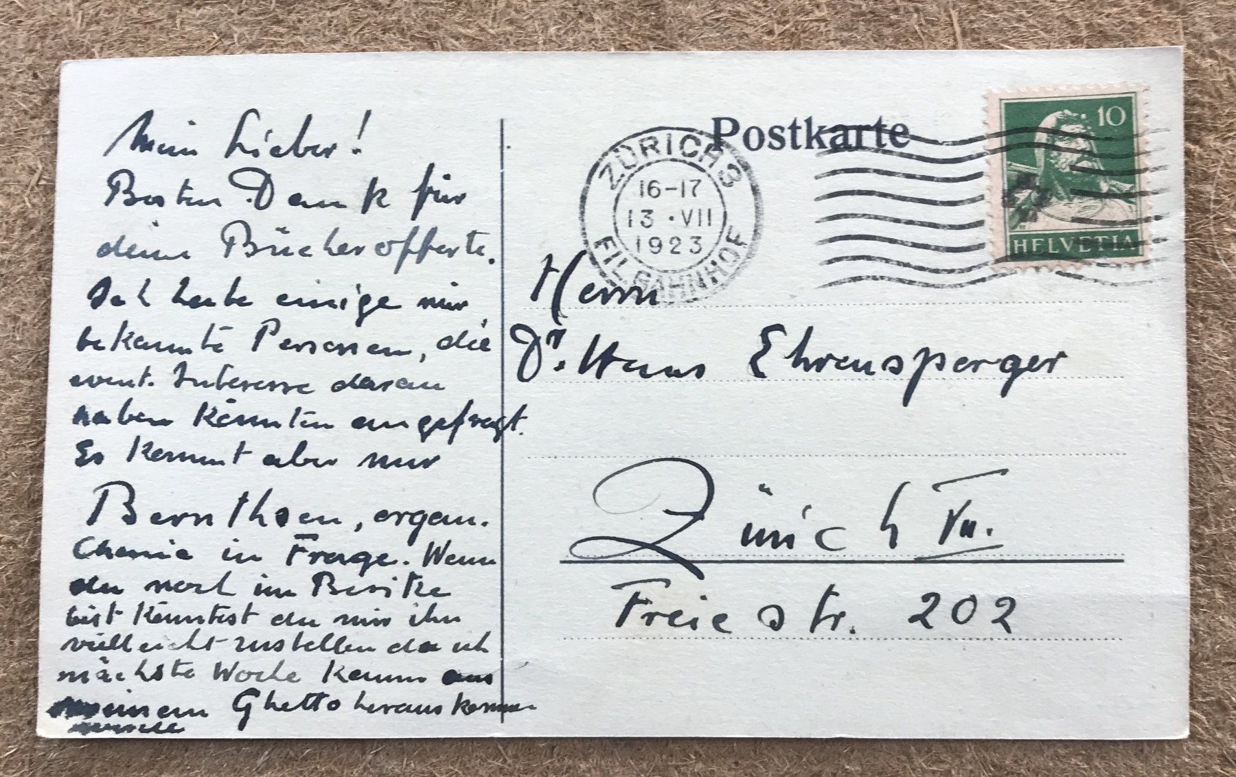Cartoline postali: POSTKARTE DIPLOM 1921 – Usato da Ostermundigen venduto da Kari1937 1