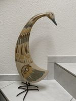 Grosse Keramik Gans, Kunstobjekt.