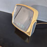 70er Magic Dicitron Mirror Tischuhr Tischspiegel Spiegel