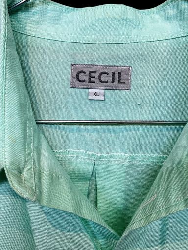 Camicie: CECIL Minzgrünes Button-Down-Hemd – Größe XL – Usato da Zug venduto da vinokilo 3