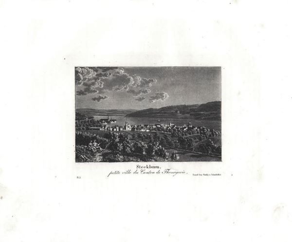 Gravures: Steckborn  Aquatinta – D'occasion à Rafz par Helvet32