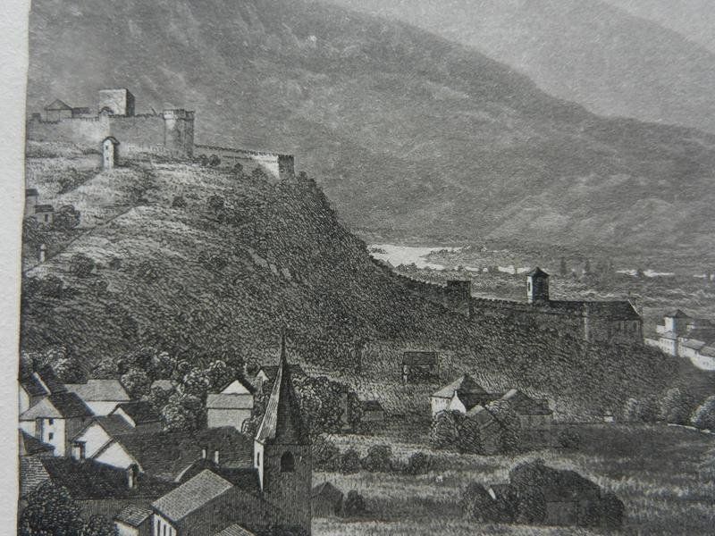 Incisioni: Bellinzona von Ringger – Usato da Risch venduto da Rischli15 9