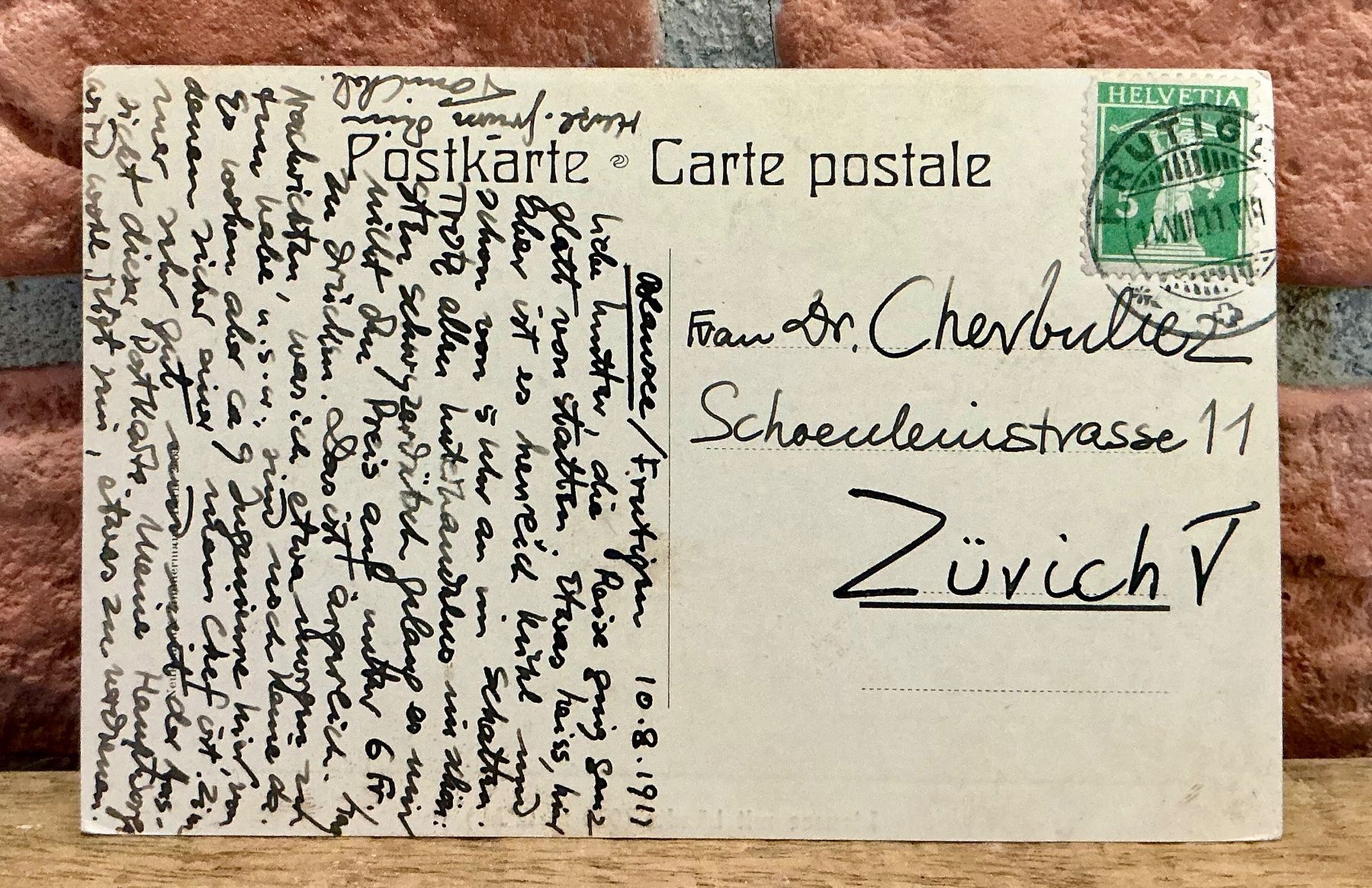 Cartoline postali: 1911 - BLAUSEE mit Ländte -Belebt - Berner Oberland – Usato da Root venduto da ENGLAND-TREASURES 2