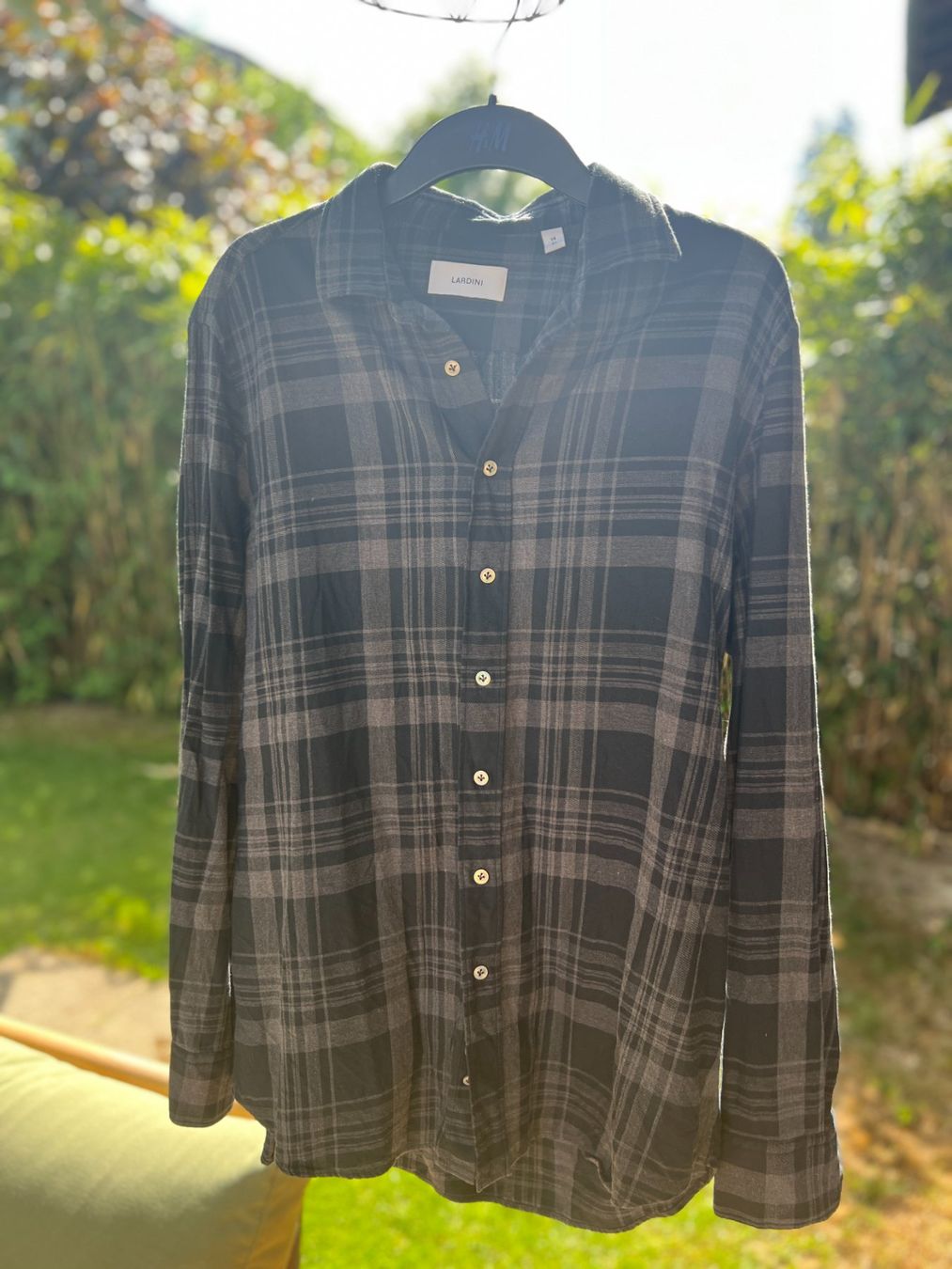 Lardini Camicie: LARDINI Karohemd in L Herren 100 % Baumwolle – Usato da Wallisellen venduto da Val1990 5