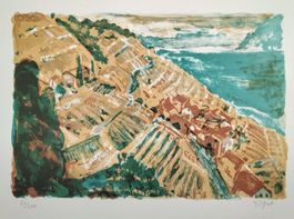 J.J.Gut Lithographie nummeriert und signiert
