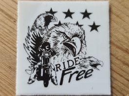 Aufkleber Sticker ride free