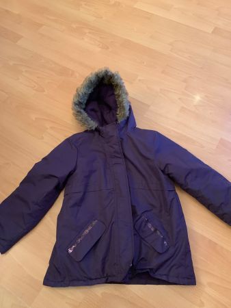 Veste chaude DPAM violette taille 128 - 7-8 ans
