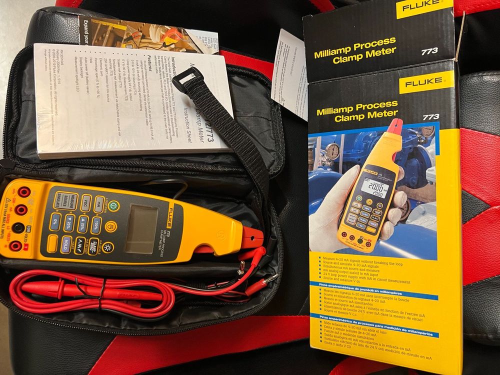 FLUKE-MILLIAMP PROCESS CLAMP METER-773 (Neu und originalverpackt) in ...