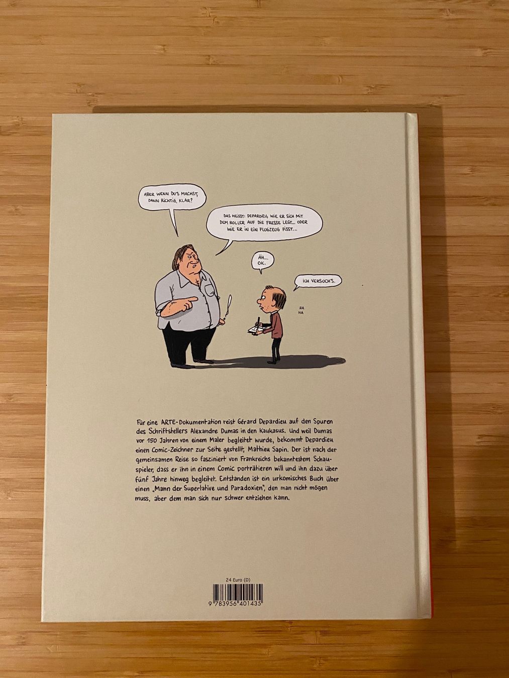 Fumetti: Mathieu Sapin – Gérard (Gérard Depardieu-Comic) – Nuovo (secondo la descrizione) da Zürich venduto da Wim-Broccoli 1