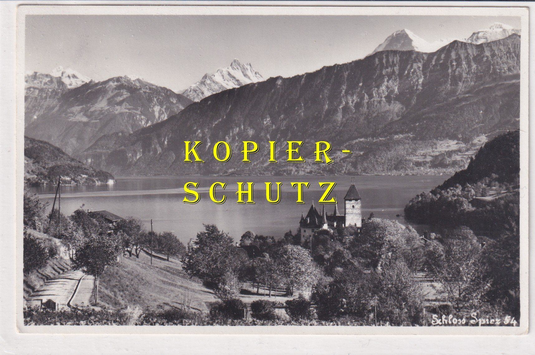 Cartes postales: Schloss Spiez  /bq – D'occasion à Hombrechtikon par Rudolf07