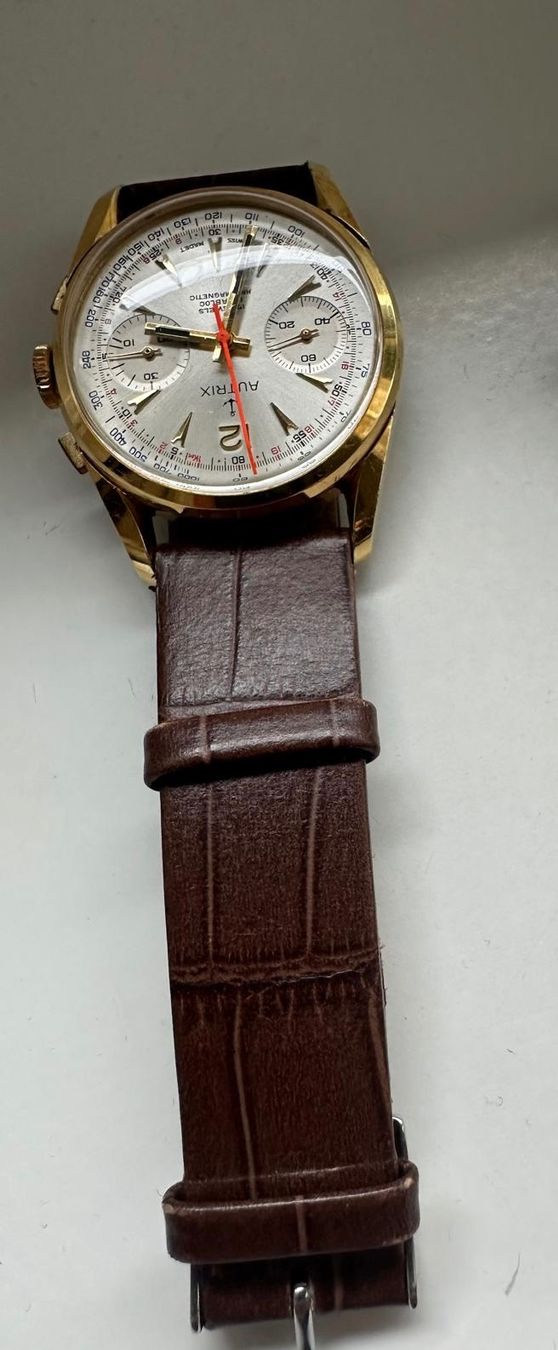 Orologi: Vintage-von AUTRIX, mit Lederarmband – Usato da Münchenstein venduto da Furki22