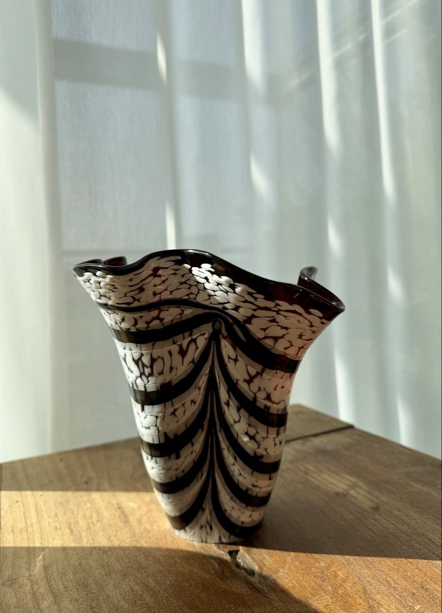 Vasi & Recipienti: Schwarz-weisse Fazzoletti Vase – Nuovo (secondo la descrizione) da Zürich venduto da cle_7zph 3