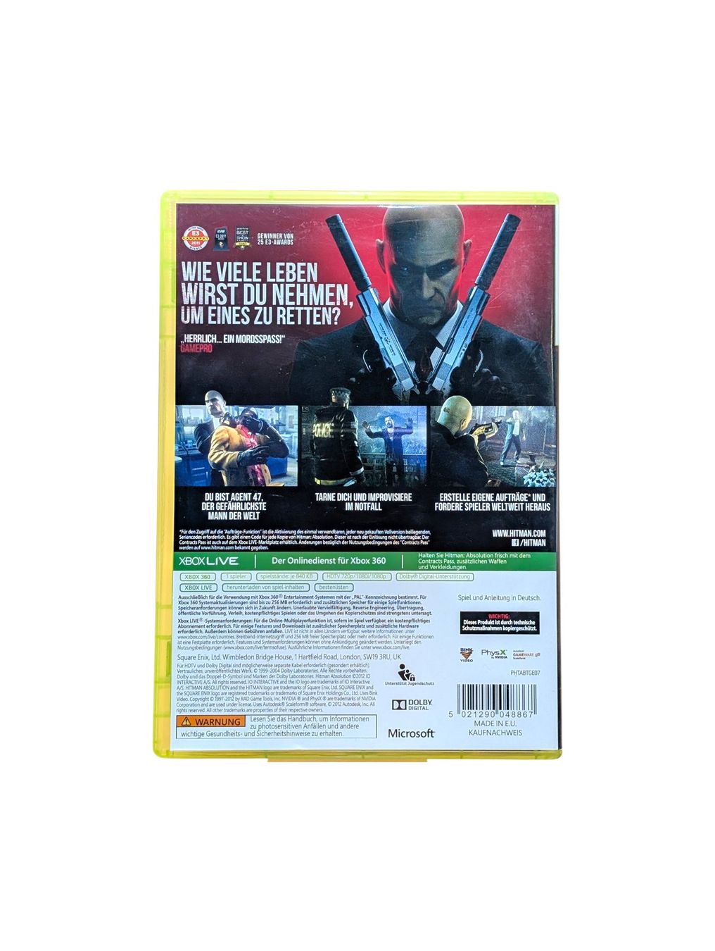 Microsoft Spiele: Hitman: Absolution – Complete Edition Xbox 360 – Gebraucht aus Domat/Ems von IsseldorsShop 1