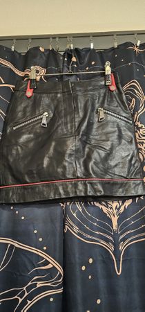 Echt Lammleder Rock Kurz von NIKKIE Gr.36 neu