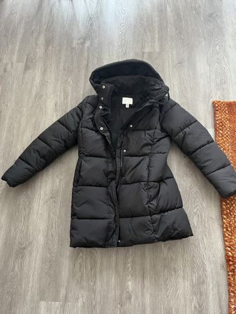 Doudoune longue noire
