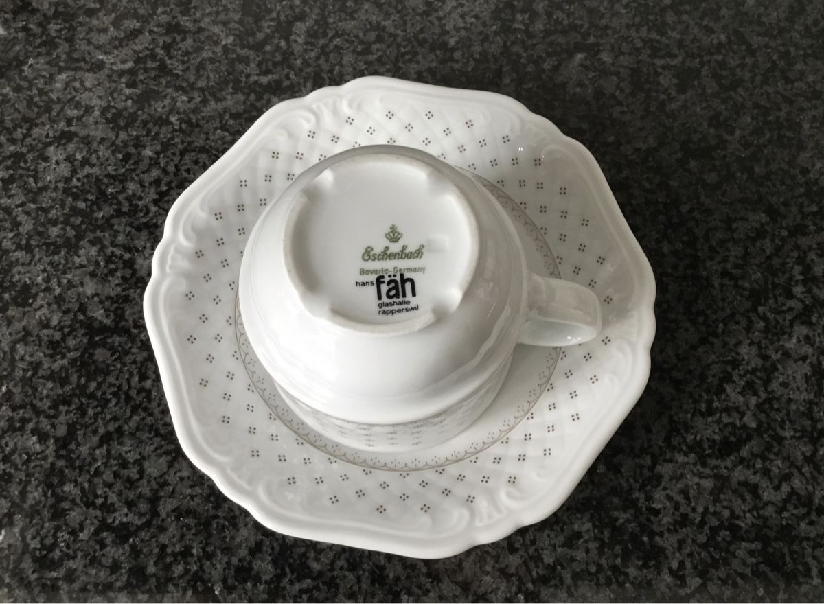 Eschenbach Tazze: 6-er Set Kaffetassen robust stapelbar – Nuovo (secondo la descrizione) da Rüschlikon venduto da succes08 1
