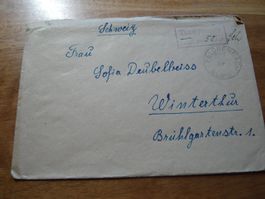 Brief Deutschland 1947, o Taxe Percue, o Feldrennach Württ.
