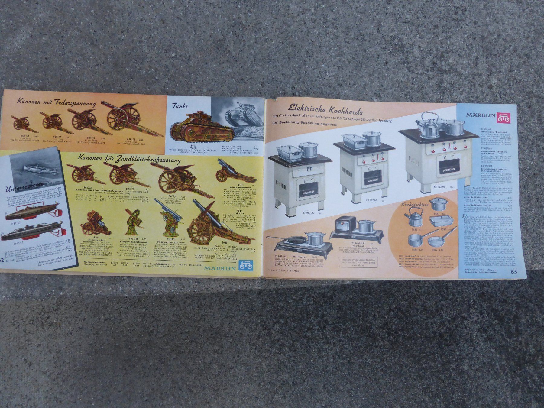Riviste & Magazine: Märklin Katalog D15  1938/39 – Usato da Romanshorn venduto da kollefa 5
