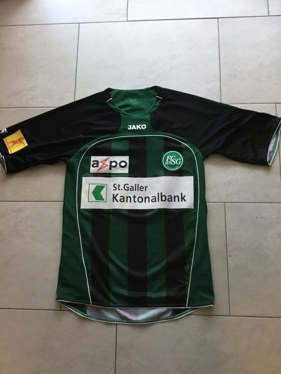 Maillot De Foot Domicile FC St Gallen - Saison 2012/13 - Taille S - Vert - Jako