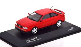 Audi Coupé S2 B3 1990-1996 rot / schwarz     1:43 von Solido