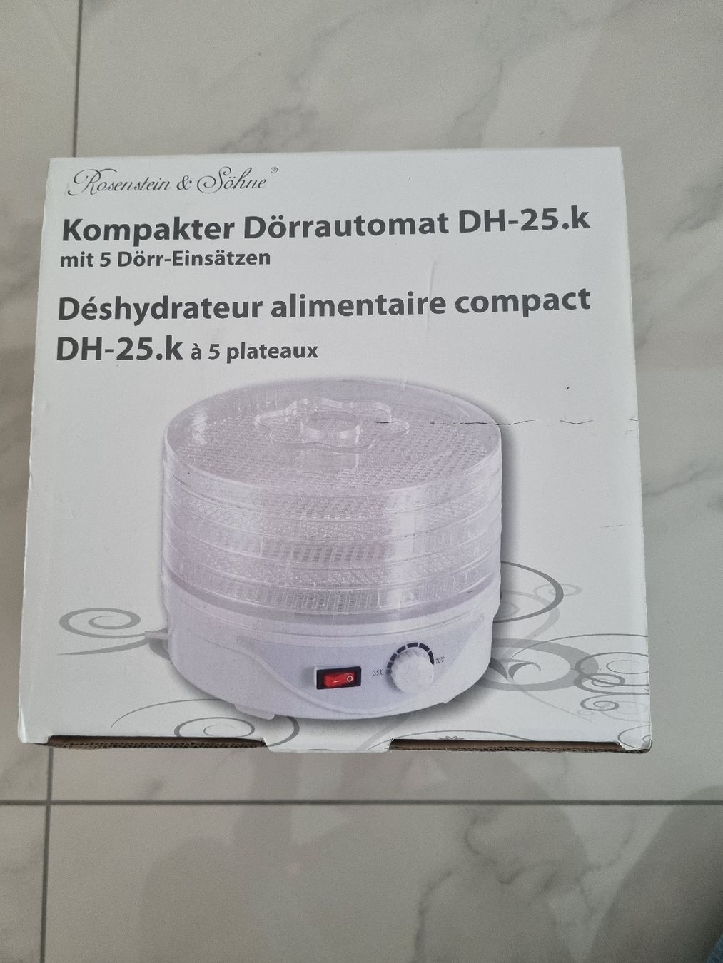 Küchengeräte: Deshydrateur alimentaire compact – Neu und originalverpackt aus Courrendlin von Audechetnuss