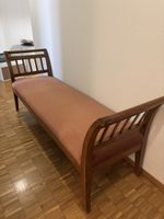 Biedermeier Sofa  Holz mit rotem Polsterbezug guter Zustand