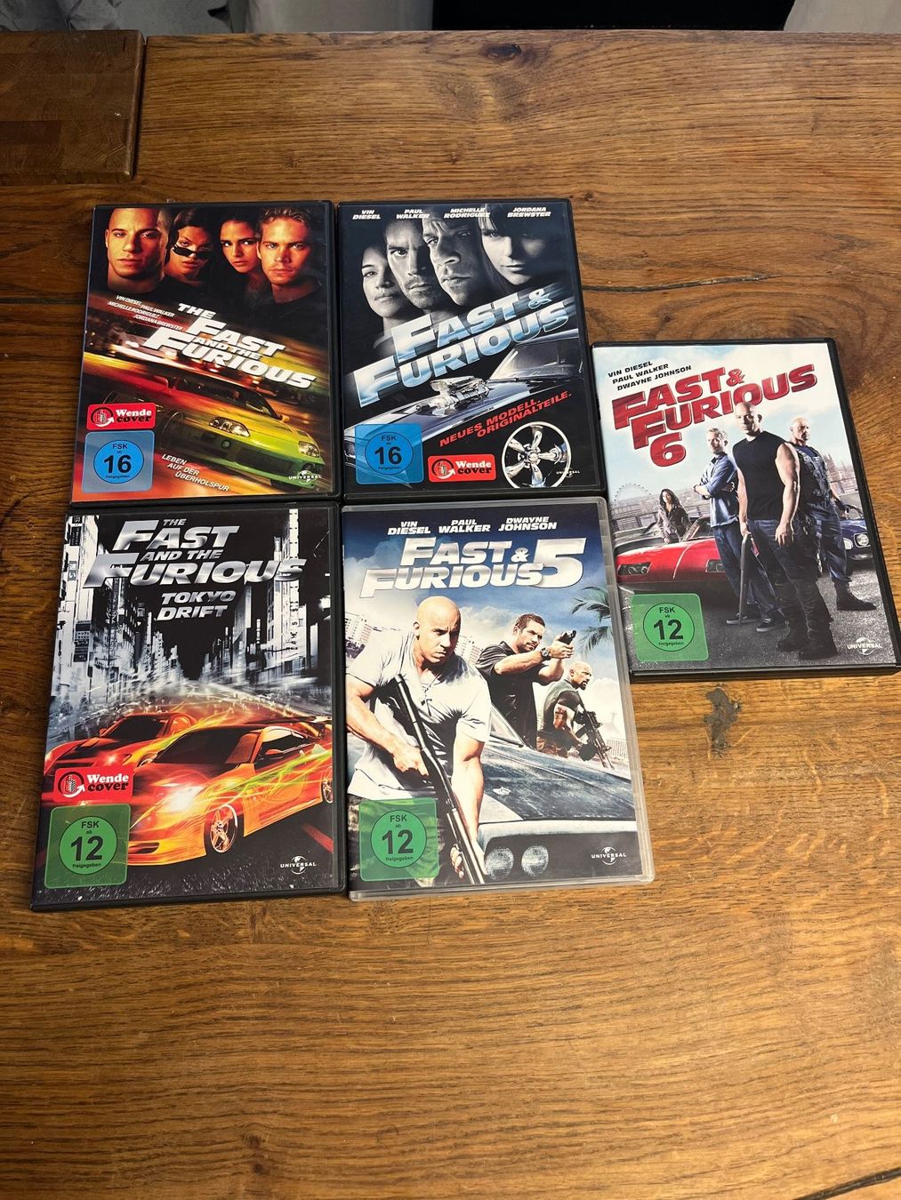 Tutti i DVDs: Fast & Furious DVD 5 Stück – Usato da Uster venduto da Kannabie