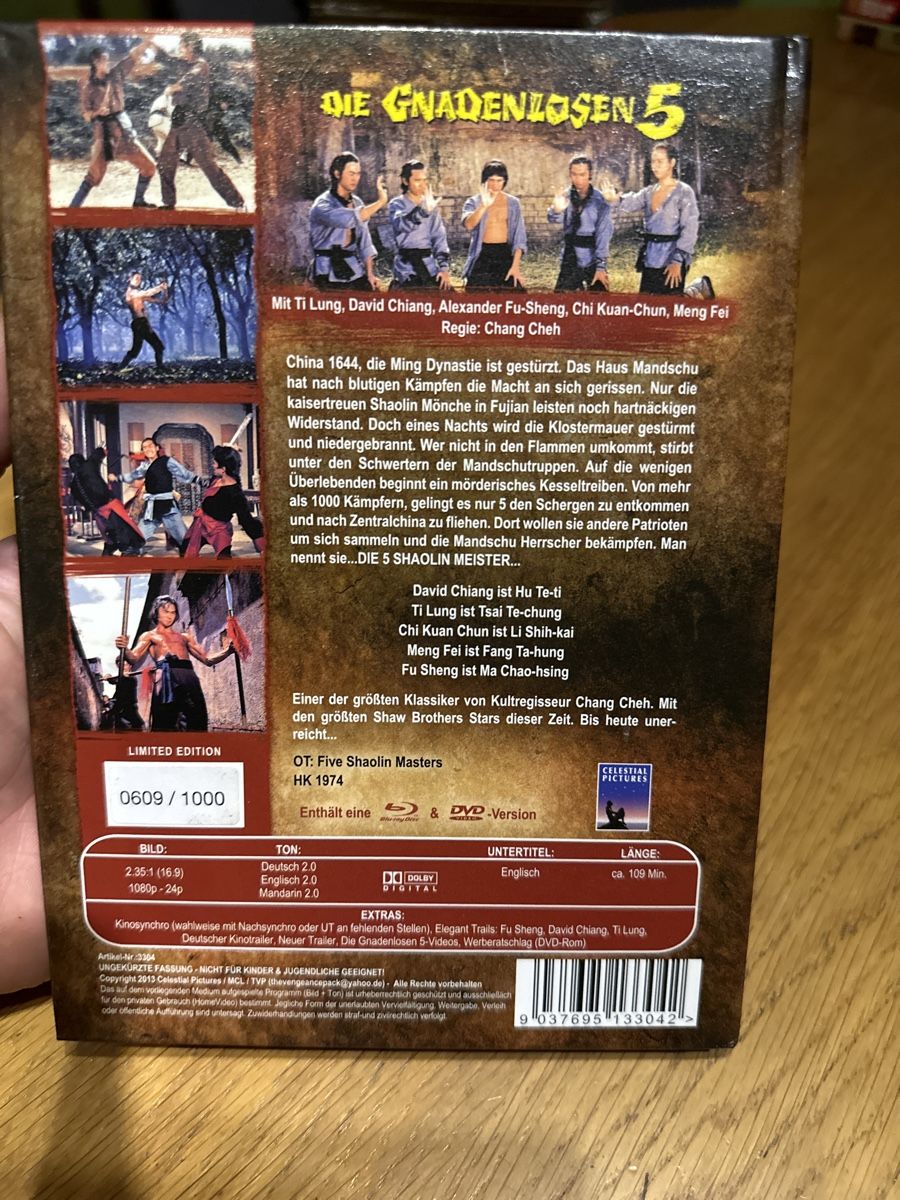Tutti i DVDs: Die gnadenlosen 5 Mediabook – Usato da Benken ZH venduto da Audi-erich 1