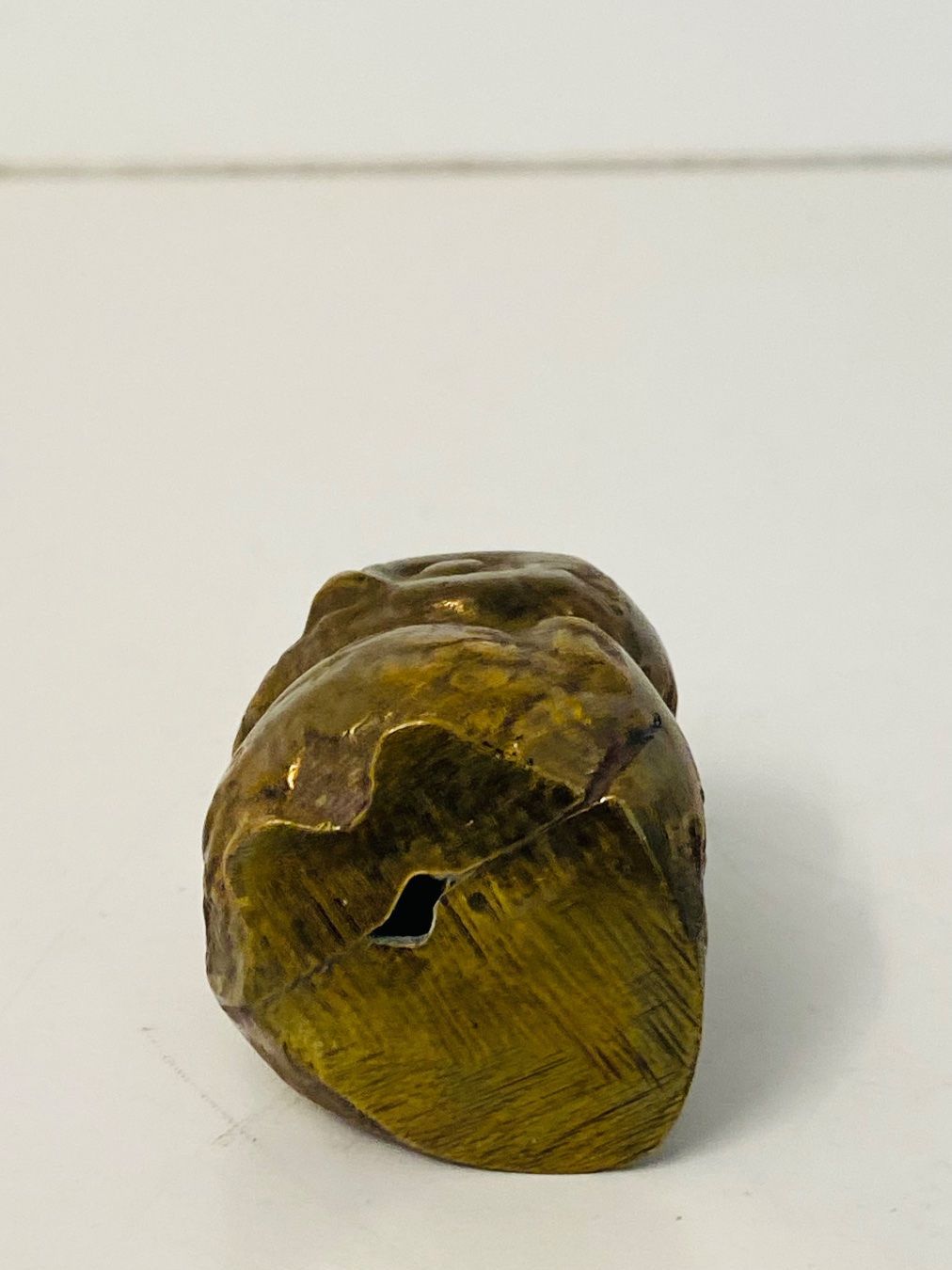 Statuette: Briefbeschwerer Talisman Eule Messing Mid Century 60s – Usato da Zürich venduto da Arche_Brockenhaus 5