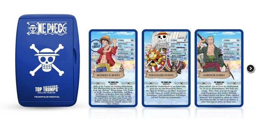 Giochi: Top Trumps Collectables - One Piece – Nuovo e nell'imballaggio originale da Oensingen venduto da Liquidations-Shop 1