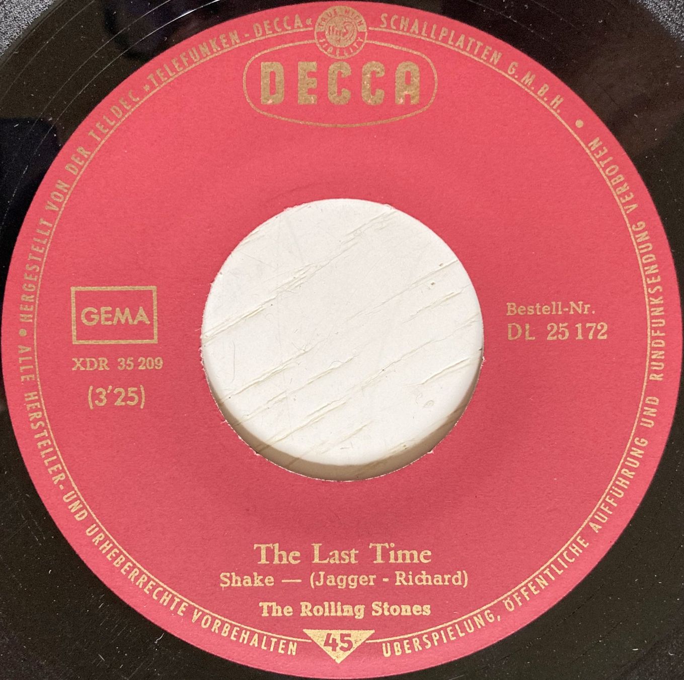 Schallplatten: ROLLING STONES - THE LAST TIME – Gebraucht aus Bottens von hotter-than-hell 2