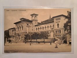 Ancienne CP Lausanne  - Université place de la Riponne 1900