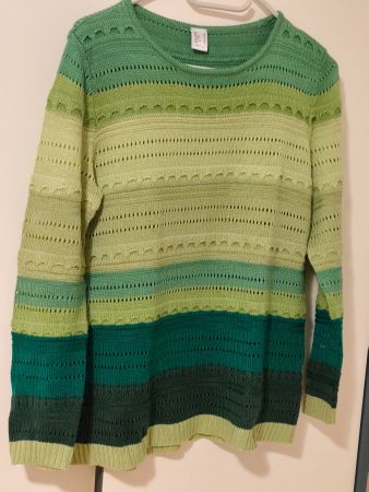 Damen Strickpullover in Grüntönen, Top Zustand, Gr. 38