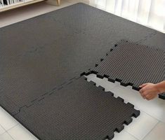 Matte schwarz 10 Stk. 30x30cm EVA neu