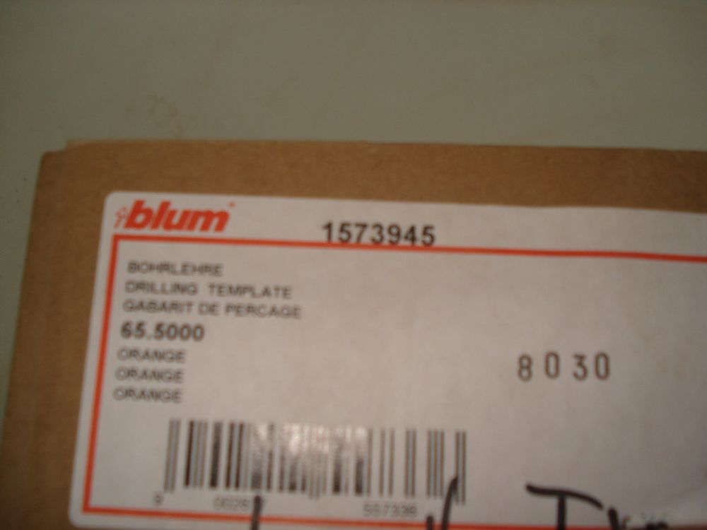 Alle Werkzeuge: Gabarit de perçage BLUMOTION TIP-ON 65.5000 Blum – Neu und originalverpackt aus bossonnens von gurky 1