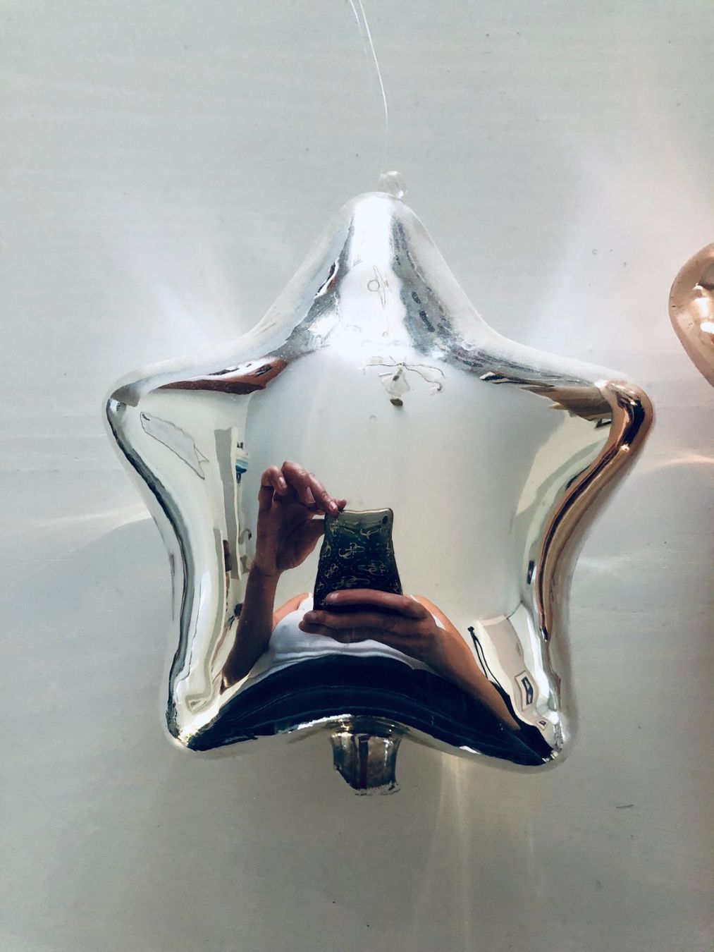 Tutte le decorazioni: 4x Glas Sterne Silber & Rosa – Usato da Arlesheim venduto da OmnIa55 1