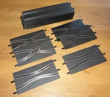 Schienen für Carrera Go - 10 Gerade, 2x2 Spurwechsel, 2 Eng