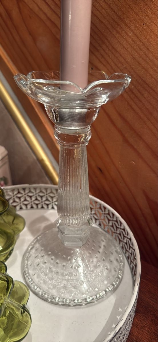 Kerzenständer: Wunderschöner Kerzenständer Glas – Gebraucht aus Schaffhausen von Ibag 2