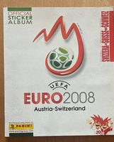 Komplettes Panini EM 2008 Album  Schweizer Edition + Poster