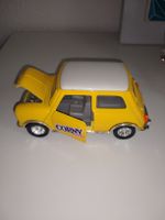 Yellow Mini Cooper Model Car Toy