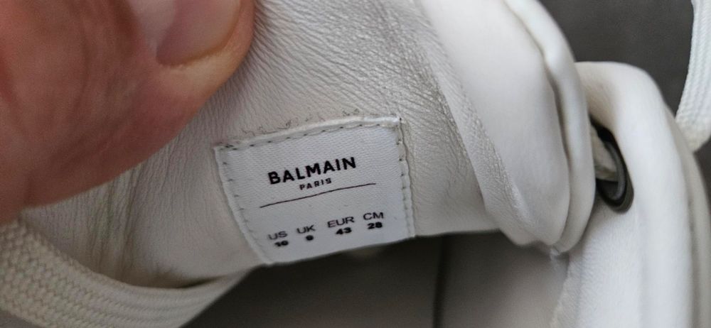 BALMAIN Sneaker in weiss - NEU 4