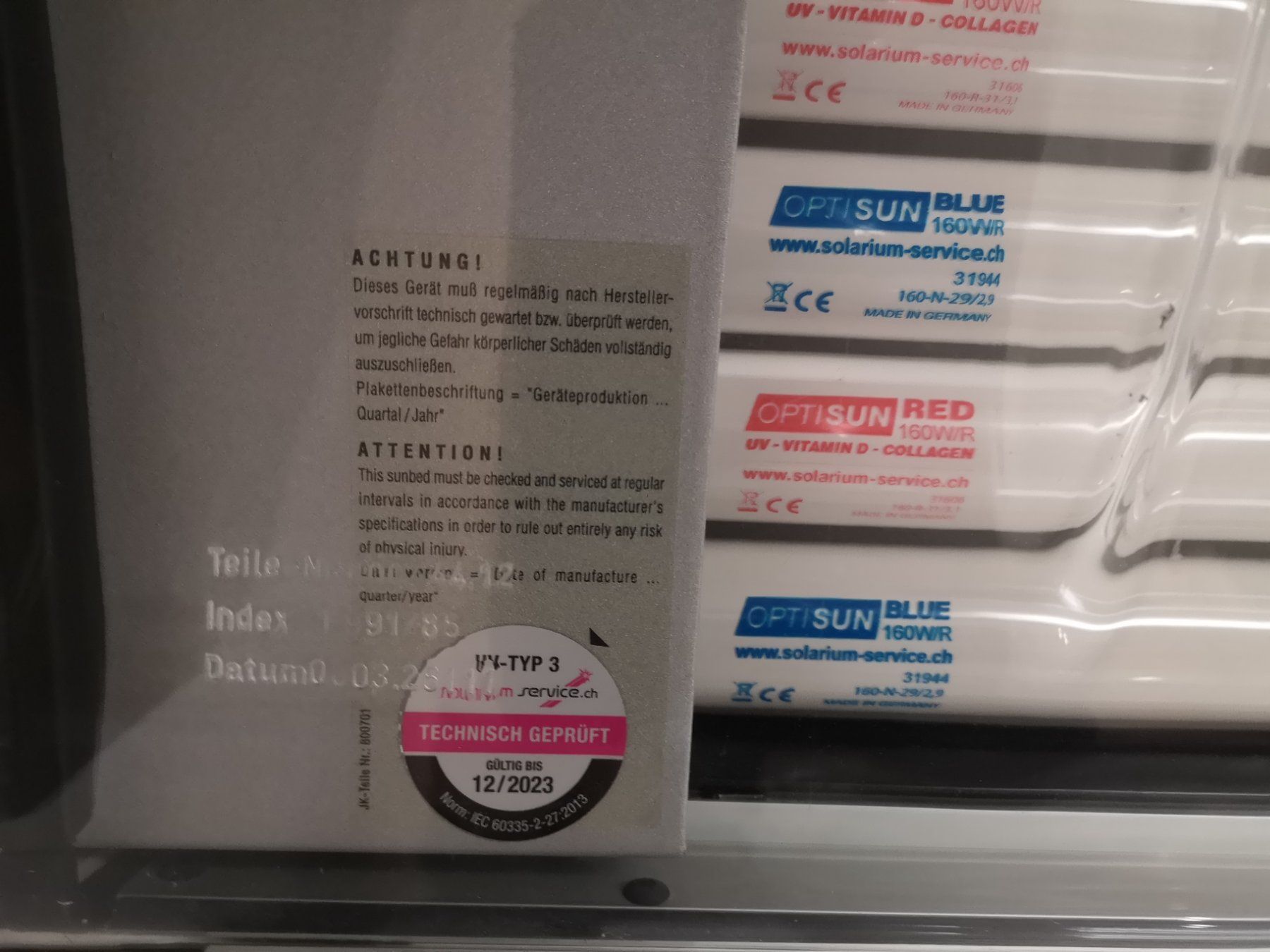 Solarium: Solarium Ergoline Excellence 800 Typ3 – Usato da Pianezzo venduto da Millecolline 4