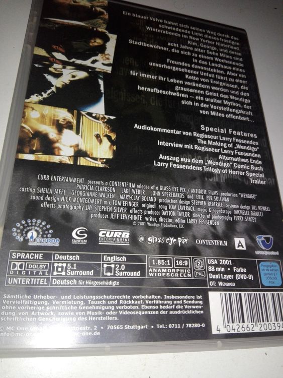 Wendigo  (Special Edition)    > De & Eng <            ©'2001 5