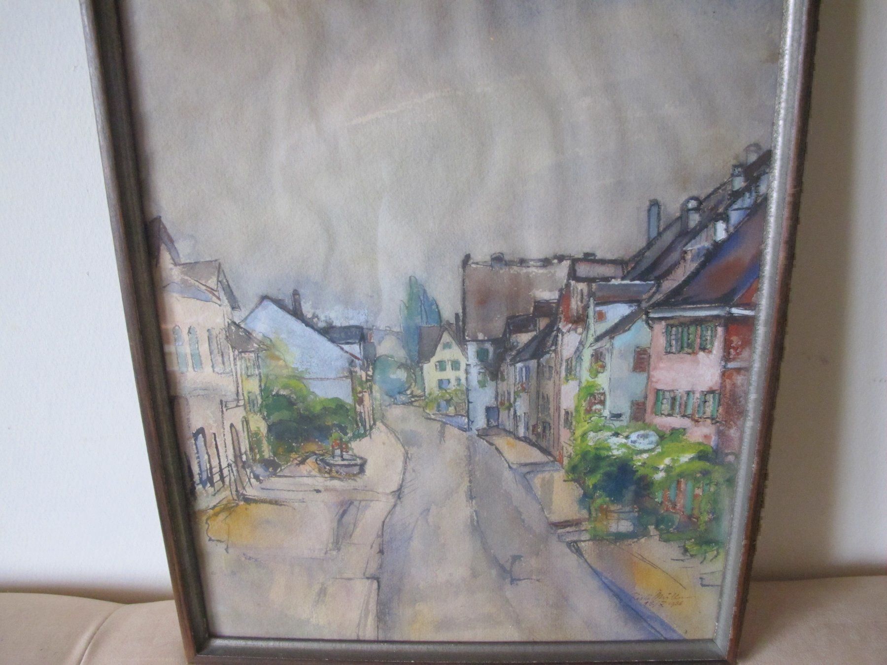 Dipinti: Bild Gemalt Datiert Und Signiert 1936 – Usato da Altnau venduto da LinaAuktion 1