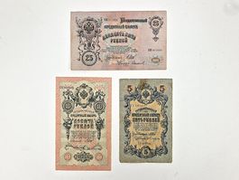 Historische Banknoten Russland