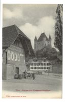Thun (BE) Schloss - Knabenschützenhaus - Weinfässer  um 1910