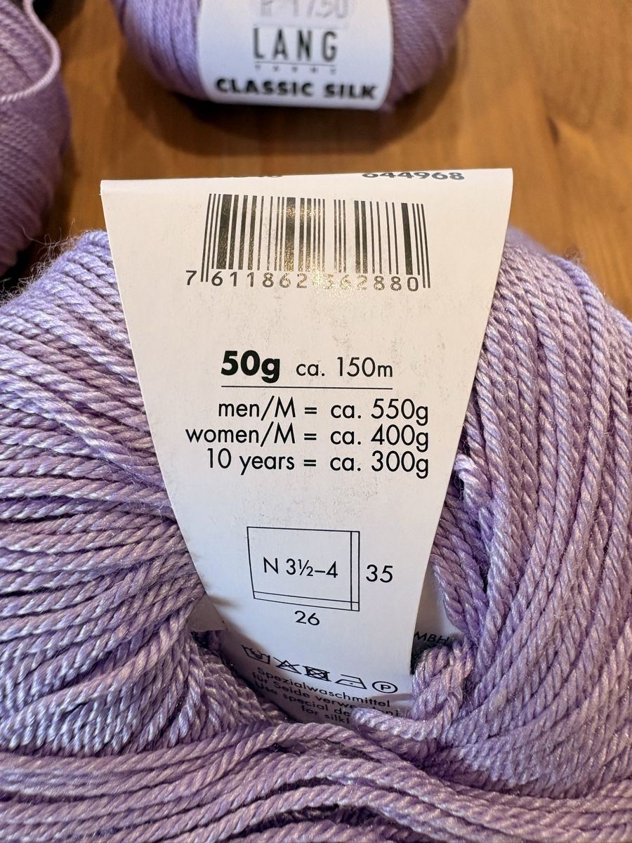 Kordeln & Faden: Lang Classic Silk 6x mauve  – Neu und originalverpackt aus Bex von eli_2kgy 3